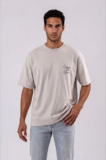 T-shirt oversize gris Forget The Rules pour homme