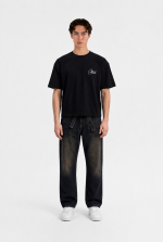 T-shirt oversize noir Porsche Club pour homme – photo produit