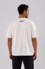 T-shirt oversize blanc Patron pour homme – photo produit