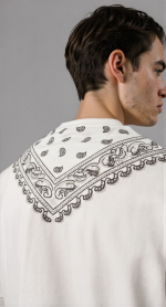 T-shirt oversize blanc Gang pour homme – photo produit
