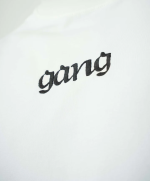 T-shirt oversize blanc Gang pour homme – vue du produit