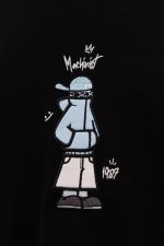 T-shirt oversize noir Mascot pour homme – vue du produit