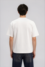 T-shirt oversize blanc Palermo pour homme – vue du produit